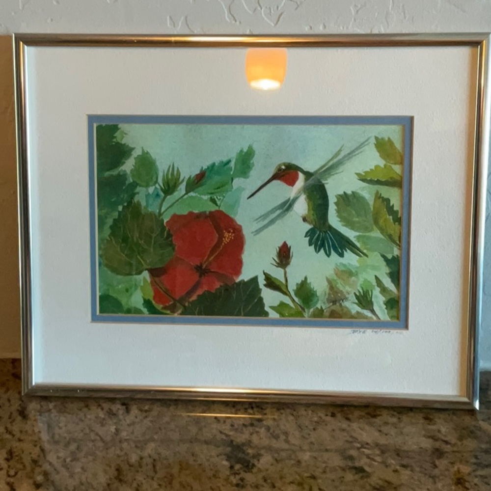 Hummingbird painting
